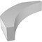 Ekena Millwork 6-in. W x 30-in. D x 34-in. H Thorton Architectural Grade PVC Knee Brace BRCP06X30X34THR - alternate 2